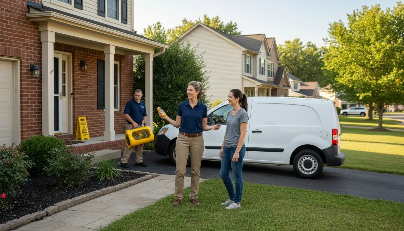 Water restoration image for Water Damage & Restoration Services in Clinton, ME
